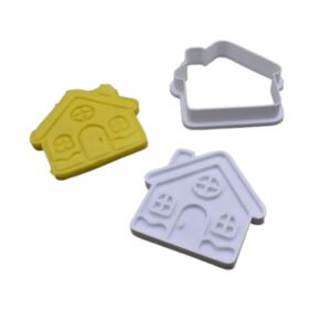 Cortantes galletas casa Navidad