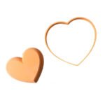 Cortante y molde en forma de corazón