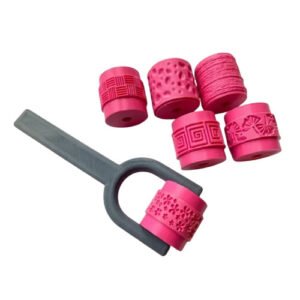 Kit de Rodillo Texturizador con Mango Intercambiable